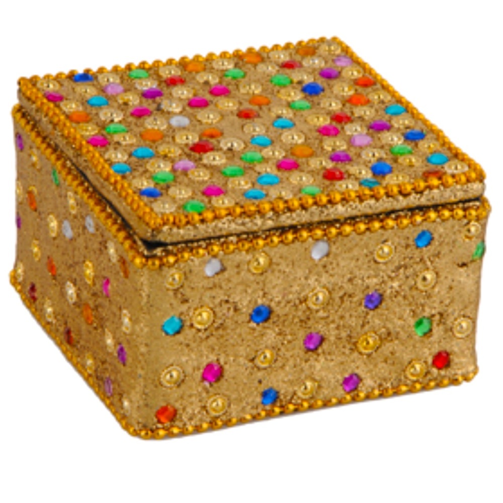 💜 GEMSTONE JEWELRY TRINKET BOX 💜
